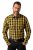 JP1880 Checked Shirt Long Sleeve Kent Collar Curry - Cămăși - Cămăși Bărbați Mărimi Mari
