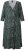 Ulla Popken 841839 Rochie din jerseu cu imprimeu animal și mânecă 3/4 Verde închis - Rochii midi - Rochii midi la marimi mari