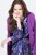Ulla Popken 841873 Rochie midi cu flori Bleumarin - Rochii midi - Rochii midi la marimi mari