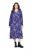 Ulla Popken 841873 Rochie midi cu flori Bleumarin - Rochii midi - Rochii midi la marimi mari