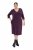 Ulla Popken 841952 Rochie hanorac cu mânecă 3/4 Prună - Rochii midi - Rochii midi la marimi mari