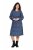 Ulla Popken 842153 Rochie midi imprimată Petrol - Rochii midi - Rochii midi la marimi mari