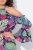 Ulla Popken 842471 Rochie midi imprimată Bleumarin - Rochii midi - Rochii midi la marimi mari