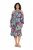 Ulla Popken 842471 Rochie midi imprimată Bleumarin - Rochii midi - Rochii midi la marimi mari