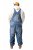 JP1880 842648 Salopetă de blugi cu croială lejeră Albastru denim - Blugi & pantaloni - Blugi & Pantaloni Bărbați Mărimi Mari