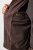 JP1880 Jacket Buffed Nubuck Lamb Leather Brown - Geci - Geci Bărbați Mărimi Mari