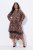 Ulla Popken 842979 Rochie cu imprimeu animal Maro - Rochii midi - Rochii midi la marimi mari