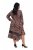 Ulla Popken 842979 Rochie cu imprimeu animal Maro - Rochii midi - Rochii midi la marimi mari