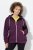 Ulla Popken 843186 Geacă softshell hidrofugă cu reflectorizante Roșu vin - Geci - Jachete de damă marimi mari