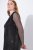 Ulla Popken 843232 Rochie cu paiete Gri - Rochii de seară - Rochii de seară marimi mari