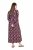 Ulla Popken 843358 Rochie hanorac imprimată Prună - Rochii din molton - 
