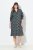 Ulla Popken 843506 Rochie hanorac imprimată Neagră - Rochii din molton - 