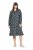 Ulla Popken 843506 Rochie hanorac imprimată Neagră - Rochii din molton - 