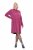 Ulla Popken 844233 Rochie tricotată cu mânecă lungă Roșu fructe de pădure - Rochii tricotate - 