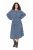 Ulla Popken 844594 Rochie midi cu flori Bleumarin - Rochii midi - Rochii midi la marimi mari
