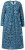 Ulla Popken 844722 Rochie hanorac imprimată Petrol - Rochii din molton - 