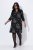 Ulla Popken 844739 Rochie cu mânecă 3/4 Neagră - Rochii midi - Rochii midi la marimi mari
