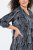 Ulla Popken 844945 Rochie din jerseu imprimată Neagră - Rochii din jerseu - 