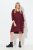 Ulla Popken 844945 Rochie din jerseu în formă de A cu decolteu în V Prună - Rochii din jerseu - 