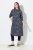 Ulla Popken 844993 Rochie hanorac imprimată Bleumarin - Rochii din molton - 