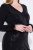 Ulla Popken 845145 Rochie cu paiete Neagră - Rochii de seară - Rochii de seară marimi mari