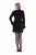 Ulla Popken 845145 Rochie cu paiete Neagră - Rochii de seară - Rochii de seară marimi mari