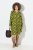 Ulla Popken 845190 Rochie din jerseu cu flori Turcoaz - Rochii din jerseu - 
