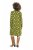 Ulla Popken 845190 Rochie din jerseu cu flori Turcoaz - Rochii din jerseu - 