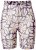Ulla Popken 845285 Pantaloni scurți anti-frecare cu flori Neagră - Pantaloni scurți anti-frecare - 