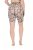Ulla Popken 845285 Pantaloni scurți anti-frecare cu flori Neagră - Pantaloni scurți anti-frecare - 