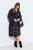 Ulla Popken 845287 Rochie midi imprimată Neagră - Rochii midi - Rochii midi la marimi mari