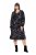 Ulla Popken 845287 Rochie midi imprimată Neagră - Rochii midi - Rochii midi la marimi mari