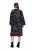 Ulla Popken 845287 Rochie midi imprimată Neagră - Rochii midi - Rochii midi la marimi mari