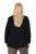 Ulla Popken 845336 Sacou elastic oversize cu doi nasturi Neagră - Sacouri - Sacouri în Mărimi Mari pentru Femei
