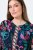 Ulla Popken 845649 Rochie din șifon cu flori Bleumarin - Rochii midi - Rochii midi la marimi mari