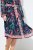 Ulla Popken 845649 Rochie din șifon cu flori Bleumarin - Rochii midi - Rochii midi la marimi mari