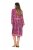 Ulla Popken 845649 Rochie midi cu mânecă lungă Roșu fructe de pădure - Rochii midi - Rochii midi la marimi mari