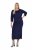Ulla Popken 845705 Rochie din jerseu Bleumarin - Rochii midi - Rochii midi la marimi mari
