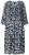 Ulla Popken 845825 Rochie midi cu flori și mânecă 3/4 Neagră - Rochii midi - Rochii midi la marimi mari