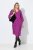 Ulla Popken 845825 Rochie midi cu flori și decolteu în V Lila - Rochii midi - Rochii midi la marimi mari