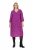 Ulla Popken 845825 Rochie midi cu flori și decolteu în V Lila - Rochii midi - Rochii midi la marimi mari