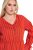 Ulla Popken 845863 Rochie midi în dungi cu cordon de legat Coral - Rochii midi - Rochii midi la marimi mari