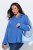 Ulla Popken 846021 Palton din fleece Albastru - Paltoane - Paltoane pentru femei la marimi mari