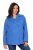 Ulla Popken 846021 Palton din fleece Albastru - Paltoane - Paltoane pentru femei la marimi mari