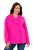 Ulla Popken 846021 Palton din fleece Roz - Paltoane - Paltoane pentru femei la marimi mari