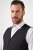 JP1880 846089 Vestă tip hanorac Neagră - Costume - Costume Bărbați mărimi mari