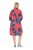 Ulla Popken 846164 Rochie tip cămașă cu flori Roșu - Rochii midi - Rochii midi la marimi mari