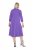 Ulla Popken 846373 Rochie hanorac în formă de A cu mânecă 3/4 Lila - Rochii - Rochii pentru toate mărimile