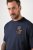 JP1880 846657 Tricou bellyfit cu embleme Bleumarin TALL - TALL T-shirts - Tricouri pentru Bărbați Înalți