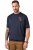 JP1880 846657 Tricou bellyfit cu embleme Bleumarin TALL - TALL T-shirts - Tricouri pentru Bărbați Înalți